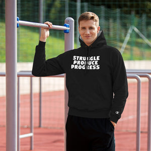 struggle produce progress Champion Hoodie