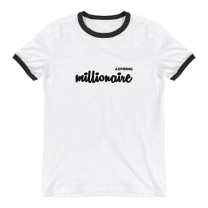 Aspiring Millionaire Ringer T-Shirt