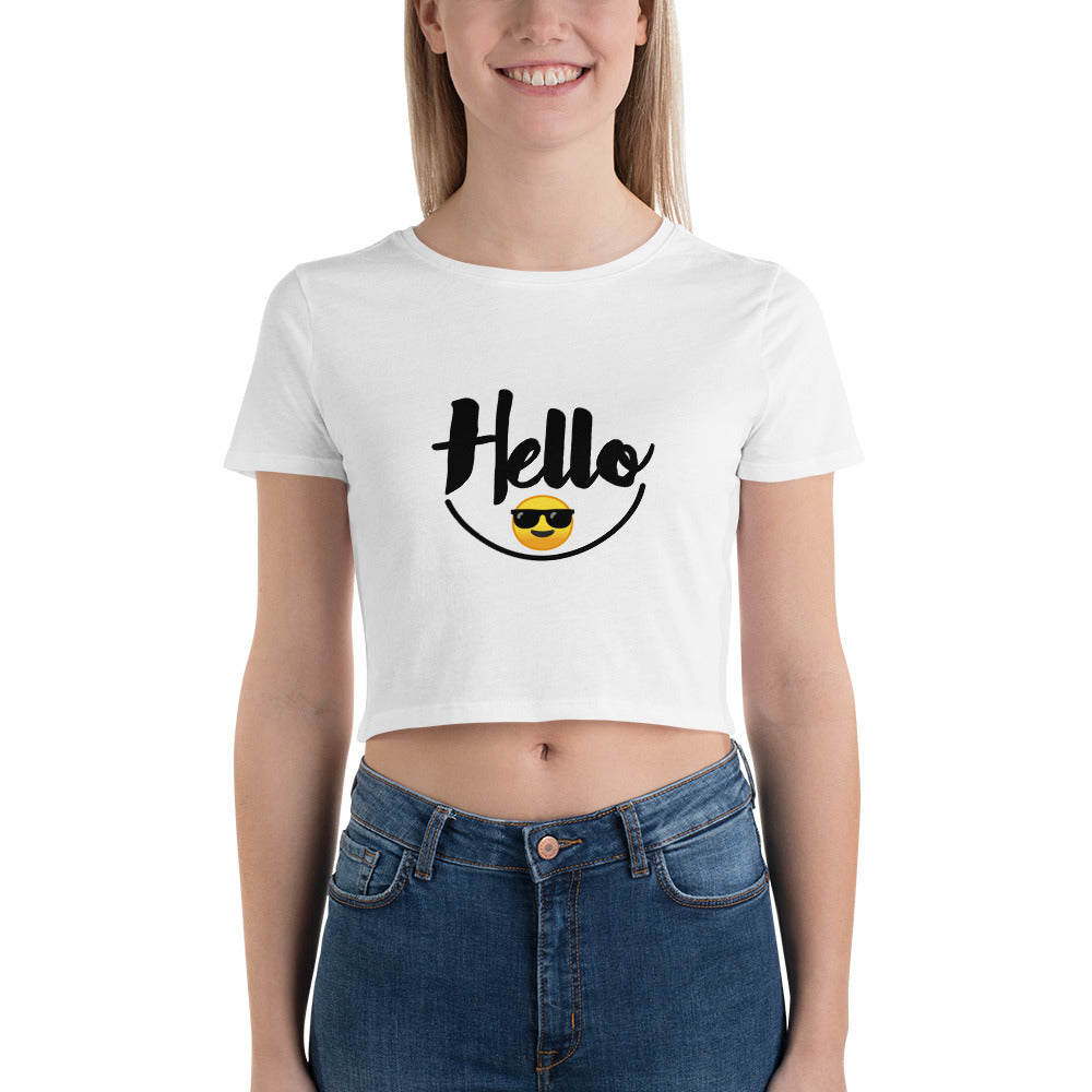 Hello Women’s Crop Tee