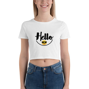 Hello Women’s Crop Tee